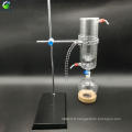Équipement de distillation fractionnée d&#39;instrument de verrerie de laboratoire de la distillation à court terme de 2L avec le manteau chauffant magnétique d&#39;agitation